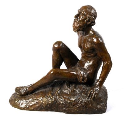 Pierre de LEONARDI (1860 - 1940)
Seated old...