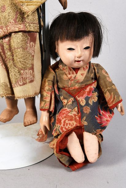 JAPAN - 20th century
Two articulated children's...