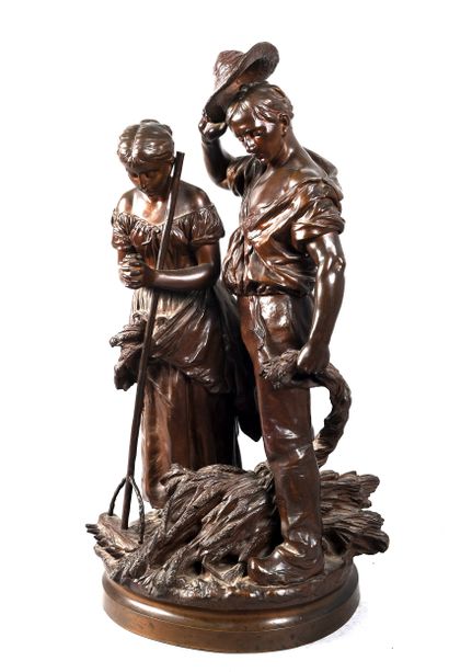 Adrien Etienne GAUDEZ (1845-1902), d'après

L'Angélus,...