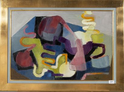 Georgette TAVE (1925 - 2008)
L'alchimie,
Hst...