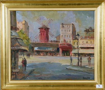 FRAN-BARO (1926 - 2000)
The Moulin Rouge,
Hst...