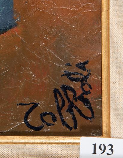 Louis TOFFOLI (1907-1999)
Le chinois orange,
Hst...