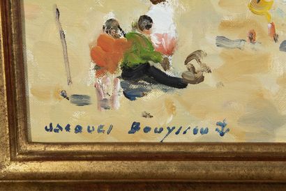 Jacques BOUYSSOU (1926 - 1997)
L'épi à Grandcamp,
Hst...