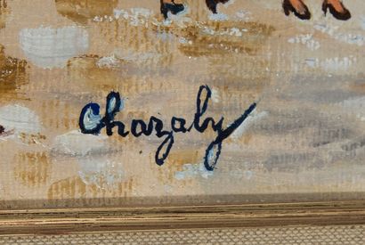 CHAZALY (né en 1926)
Mariage à la cathédrale...