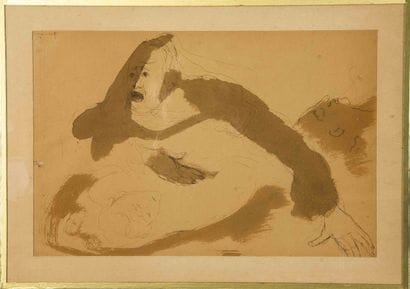 Emmanuel MANE- KATZ (1894 - 1962)
Characters,
Wash...