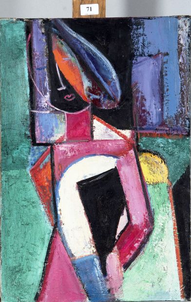 MODERN SCHOOL,
Model.
Hst, 60 x 40 cm
Label...