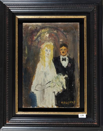 Gabriel DAUCHOT (1927 - 2003)
Le mariage,
Hst...