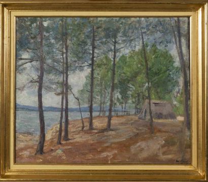 Paul CHARAVEL (1877 - 1961)
Cabane en bord...