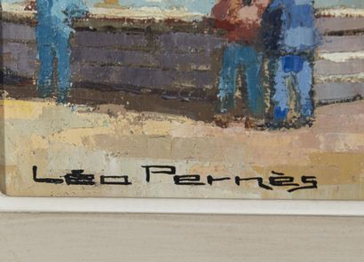 Léopold PERNES (1912 - 1980)
Port breton,
Hst...