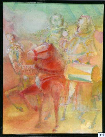 Blasco MENTOR (1919 - 2003)
Cavalcade,
Technique...