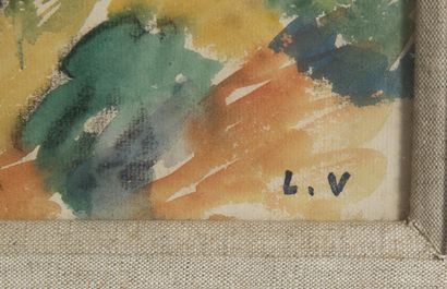 Louis VALTAT (1869 - 1952)
Landscape,
Watercolor,...
