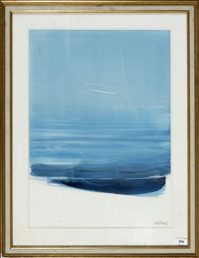 Roger MUHL (1929 - 2008)
Sans titre,
Aquarelle...