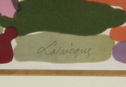 Charles LAPICQUE
Paysage aux trois grands...