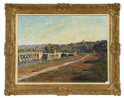 Abel LAUVRAY (1870 - 1950)
The bridge,
Hsp...