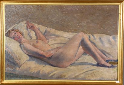 François EBERL (1887 - 1962)
Model's rest,
Hst...