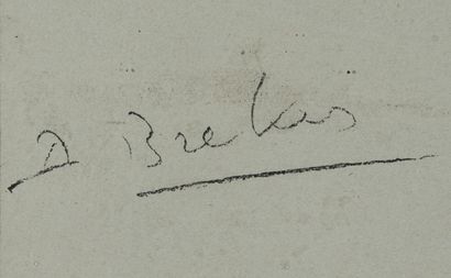 Arno BRECKER (1900 - 1991)
 Nu d’homme rattachant...