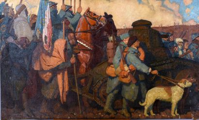 Georges Paul LEROUX (1877 - 1957)
The Fighters,...
