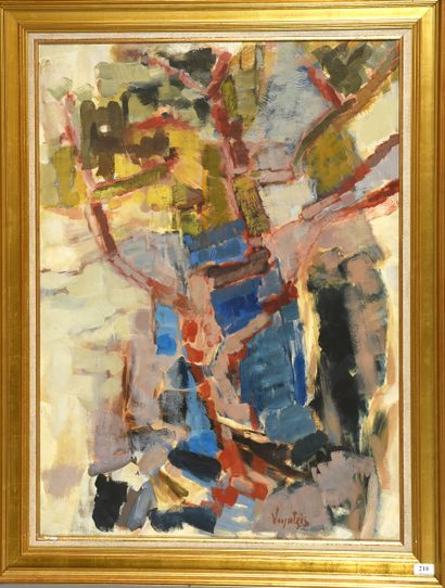 Charis VOYATZIS (1924 - 1981)
L'arbre,
Hst...