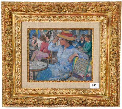 François GALL (1912 - 1987)
A la terrasse...