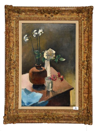 Maurice ASSELIN (1882 - 1947)
Bouquet,
Mounted...