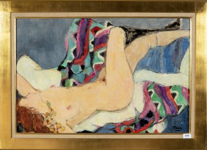Georgette TAVE (1925 - 2008)
Modèle au peignoir...