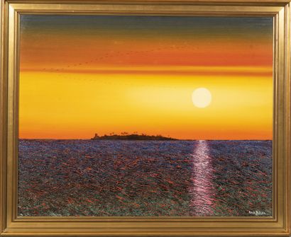 Fred ZELLER (1912 - 2003)
The Forgotten Island,
Hst...
