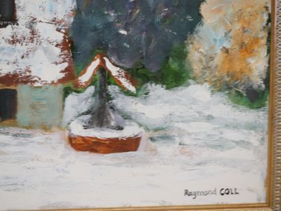 Raymond COLL 
Chambonchard under the snow,
Hst...