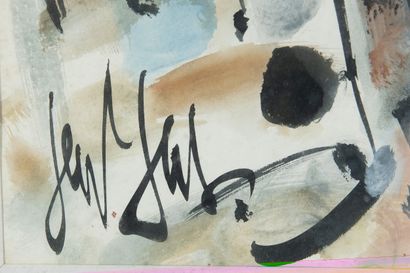 GEN PAUL (1895 - 1975)
La locomotive,
Aquarelle...