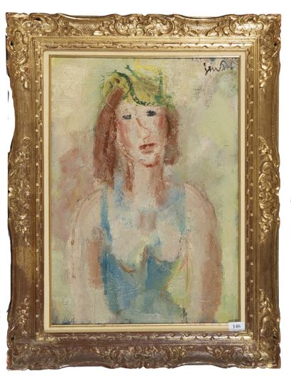 GEN PAUL (1895 - 1975)
Portrait de femme,
Hst...