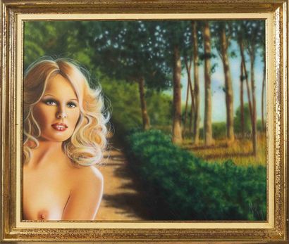 Dominique MULHEM (Né en 1952)
Blonde à la...