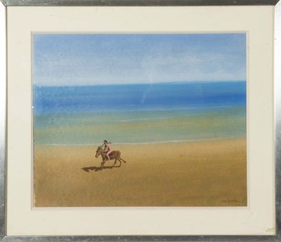 Fred ZELLER
Walk on the Beach,
Oil painting...