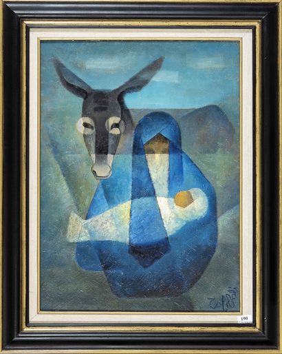 Louis TOFFOLI (1907-1999)
Maternité biblique
Hst...