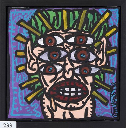 Robert COMBAS (né en 1957)
Autoportrait,
Acrylique...