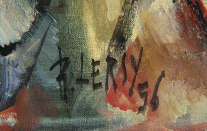 Roger LERSY (1920 - 2004)
Le coureur cycliste,
Hst...