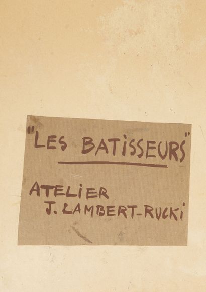 Ecole du XXe siècle,
Les bâtisseurs,
Hs carton...