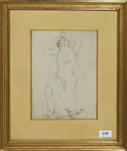 Jean SOUVERBIE (1891 - 1981)
Baigneuse,
Dessin...
