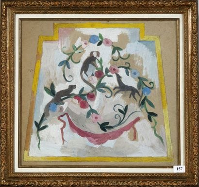 Attribué à Marie LAURENCIN 
Projet pour une...