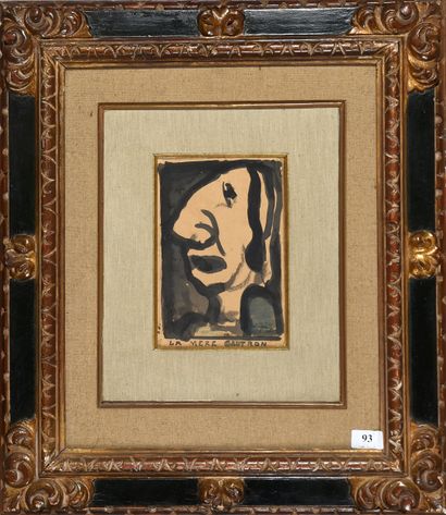 Attributed to Georges ROUAULT
La mère Gautron,
Wash...