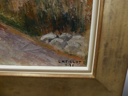 Louis NEILLOT (1898 - 1973)
Paysage à Laudemarière,
Hst...