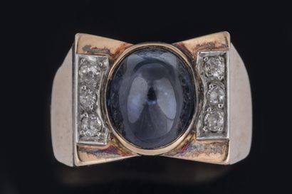 Art Deco butterfly ring in platinum (850...