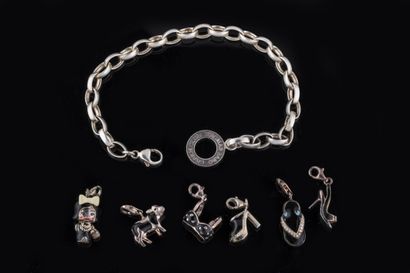 THOMAS SABO. Silver bracelet (925 thousandths)....