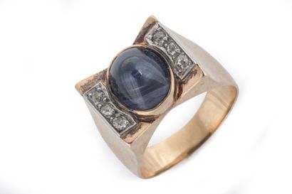 Art Deco butterfly ring in platinum (850...