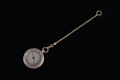 Yellow gold (750 thousandths) gousset watch....
