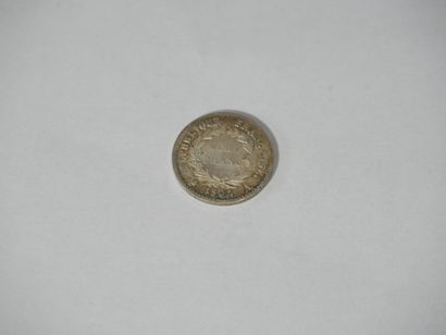 Napoleon I barehead silver half franc of...