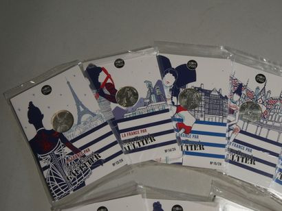 MONNAIE DE PARIS - 12 pieces of 10 francs...