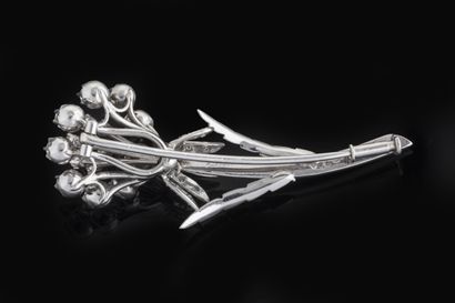 White gold (750 thousandths) and platinum...