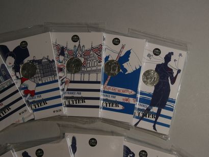 MONNAIE DE PARIS - 12 pieces of 10 francs...