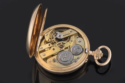 Small ladies' watch case in yellow gold (750...