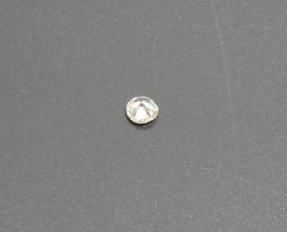 Antique-cut diamond on paper weighing approx....