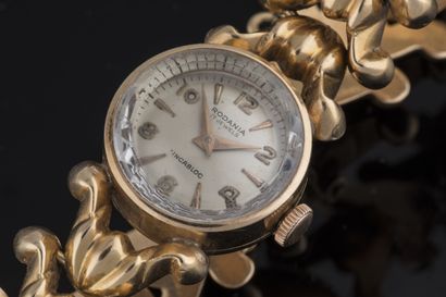 RODANIA. Ladies' wristwatch in yellow gold...